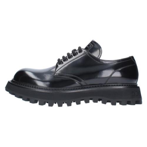 Platte schoenen Zwart Dolce & Gabbana , Black , Heren