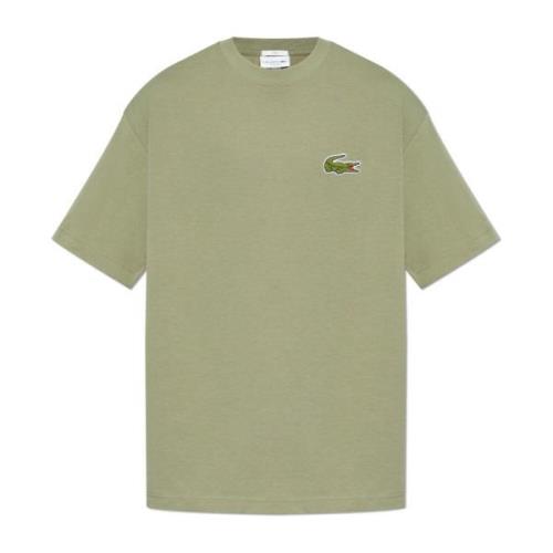 T-shirt met logo Lacoste , Green , Unisex