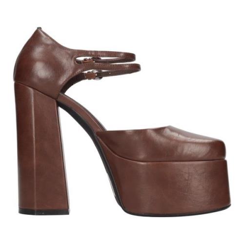 Met hak bruin Jeffrey Campbell , Brown , Dames