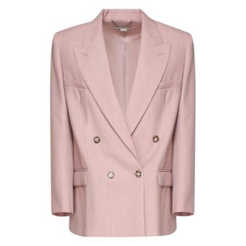 Oversized dusty pink blazer Stella McCartney , Pink , Dames