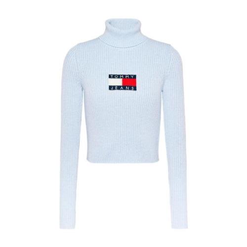 Elegante Coltrui Trui Tommy Hilfiger , Blue , Dames