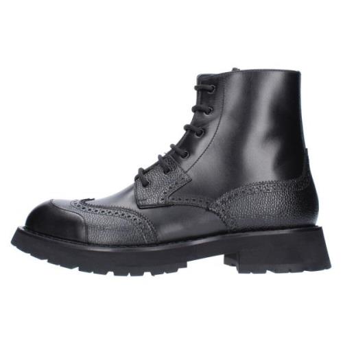 Laarzen Zwart Alexander McQueen , Black , Heren