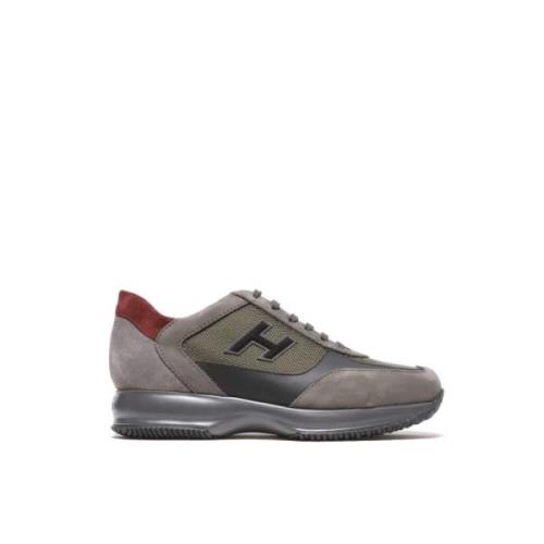 Grijze Sneakers Aw23 Hogan , Gray , Heren