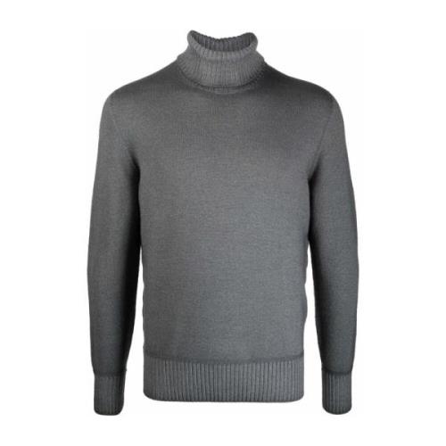 Grijze Sweatshirt Aw24 Herenmode Drumohr , Gray , Heren