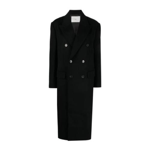 Double-Breasted Coats Dunst , Black , Dames