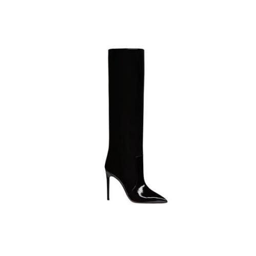 Stiletto Hoge Laarzen Paris Texas , Black , Dames