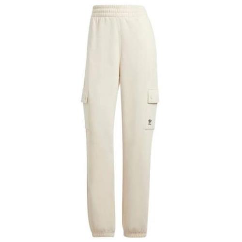 Witte Casual Broek Adidas , Beige , Dames