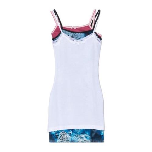 Jurk met bandjes Balenciaga , White , Dames