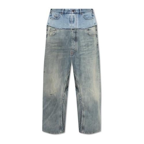 Jeans met vintage effect Balenciaga , Blue , Heren