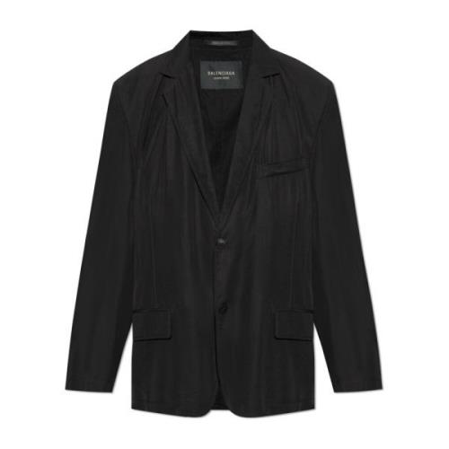 Blazer in oversized stijl Balenciaga , Black , Unisex