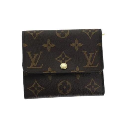 Pre-owned Canvas wallets Louis Vuitton Vintage , Brown , Dames