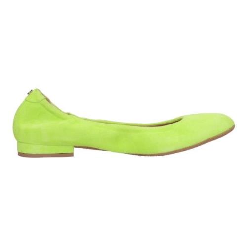 Platte schoenen Groen Casadei , Green , Dames