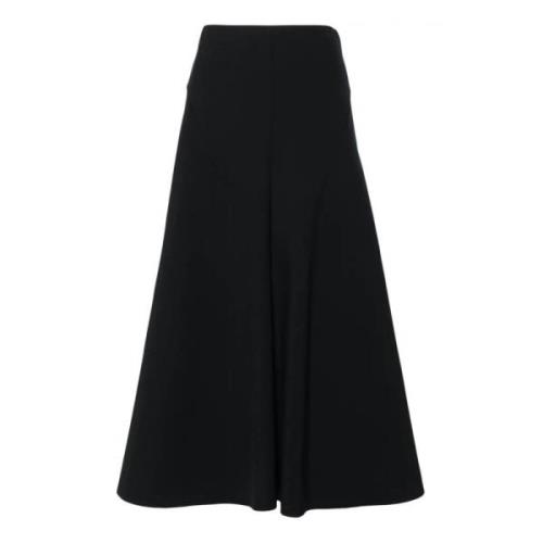 Zwarte A-Lijn Midi Rok Philosophy di Lorenzo Serafini , Black , Dames