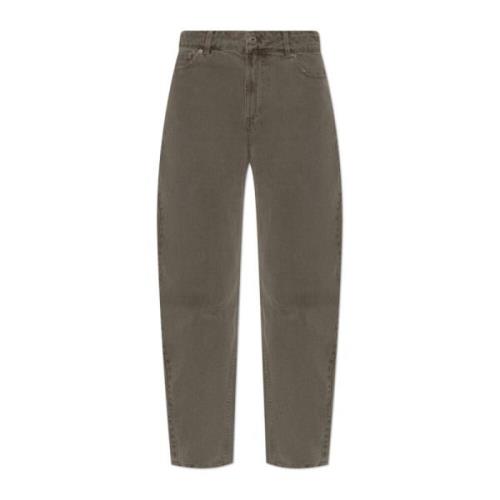 Jeans met toelopende pijpen Halfboy , Gray , Dames