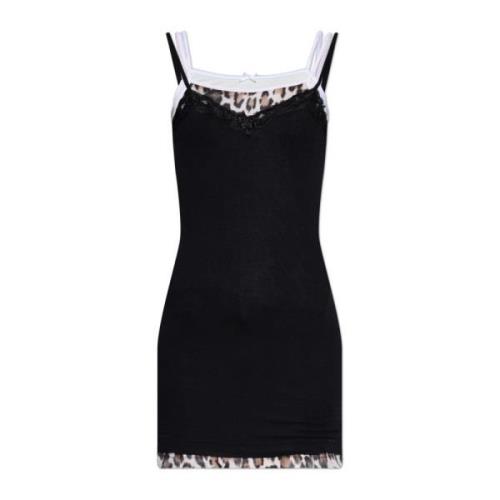 Jurk met bandjes Balenciaga , Black , Dames