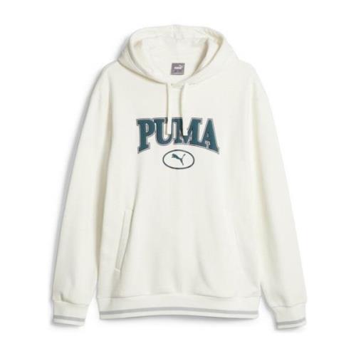 Logo Hoodie - Wit Puma , White , Heren