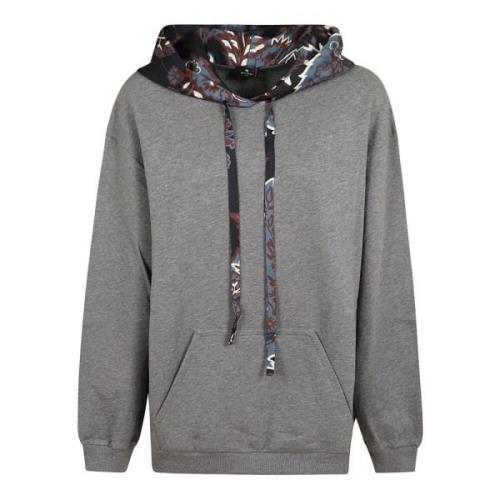 Multicolor Stijlvolle Katoenen Hoodie Aw24 Etro , Gray , Dames