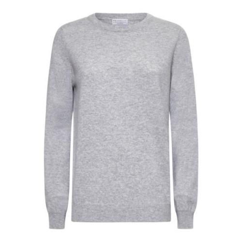 Luxe Sweaters Collectie Brunello Cucinelli , Gray , Dames