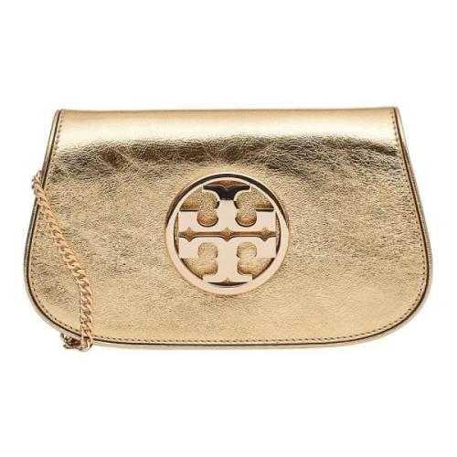 Gouden Clutch Tas voor Vrouwen Tory Burch , Yellow , Dames