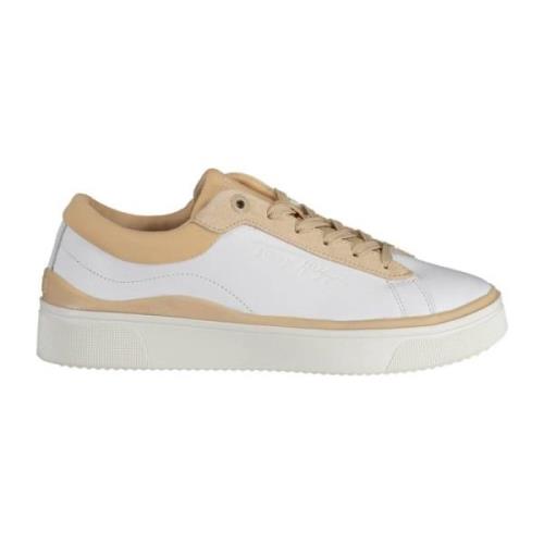 Stijlvolle contrastvetersneakers Tommy Hilfiger , White , Heren