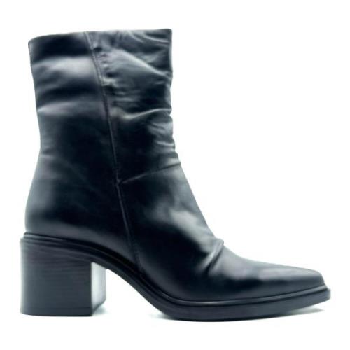 Zwarte Enkellaarzen Mjus , Black , Dames