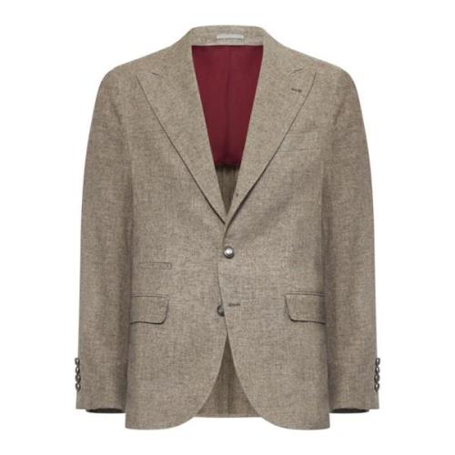 Beige Jas voor Mannen Brunello Cucinelli , Beige , Heren