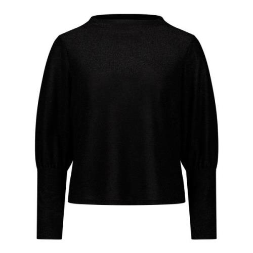 Lange mouw blouse vera mont , Black , Dames