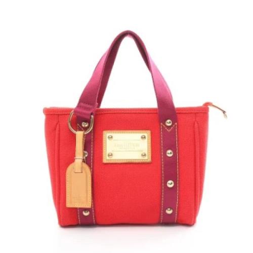 Pre-owned Leather louis-vuitton-bags Louis Vuitton Vintage , Red , Dam...