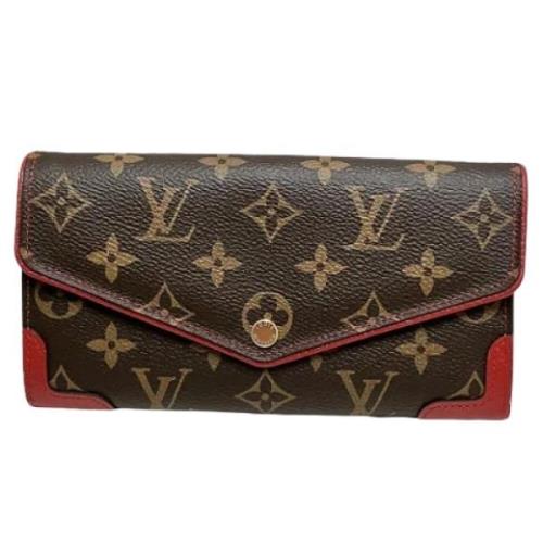 Pre-owned Canvas wallets Louis Vuitton Vintage , Brown , Dames