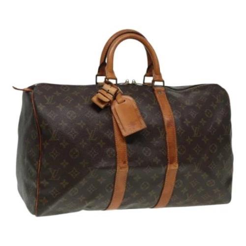 Pre-owned Canvas louis-vuitton-bags Louis Vuitton Vintage , Brown , Da...