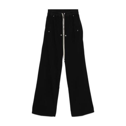 Wijde Broek Verhoogt Moderne Vrouw Stijl Rick Owens , Black , Dames