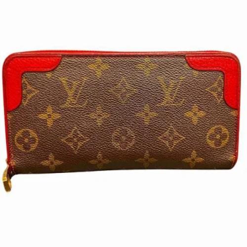 Pre-owned Canvas wallets Louis Vuitton Vintage , Brown , Dames