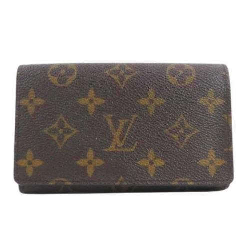 Pre-owned Fabric wallets Louis Vuitton Vintage , Brown , Dames