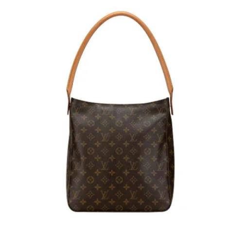 Pre-owned Canvas louis-vuitton-bags Louis Vuitton Vintage , Brown , Da...