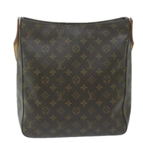 Pre-owned Canvas handbags Louis Vuitton Vintage , Brown , Dames