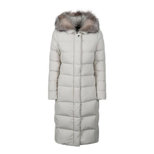 Warme Winter Donsjas Moorer , White , Dames