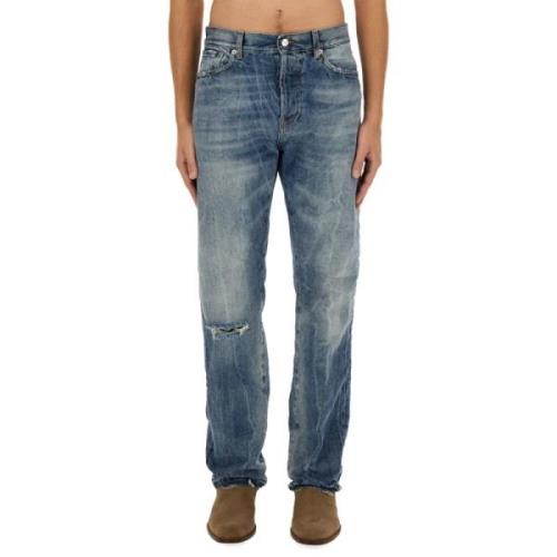 Klassieke Straight Denim Jeans Department Five , Blue , Heren