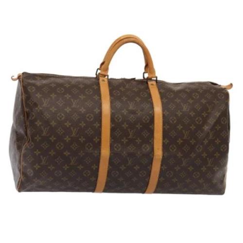 Pre-owned Canvas travel-bags Louis Vuitton Vintage , Brown , Dames