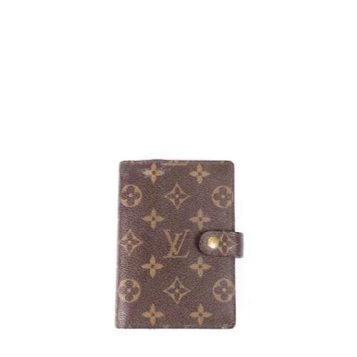 Pre-owned Leather wallets Louis Vuitton Vintage , Brown , Dames