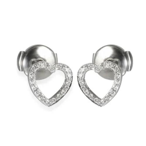 Pre-owned Platinum earrings Tiffany & Co. Pre-owned , Gray , Dames