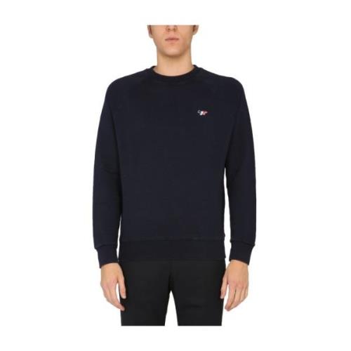 Crowling Sweatshirt Maison Kitsuné , Blue , Heren