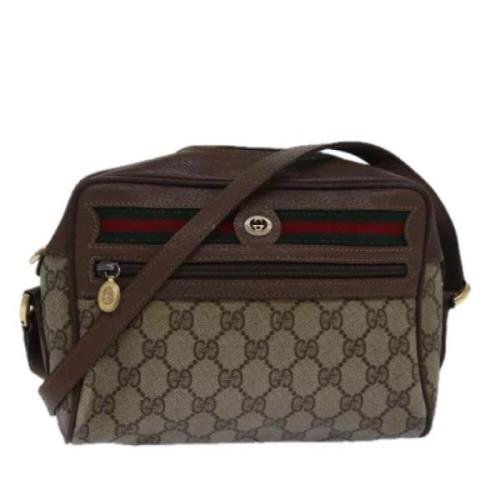 Pre-owned Leather gucci-bags Gucci Vintage , Brown , Dames