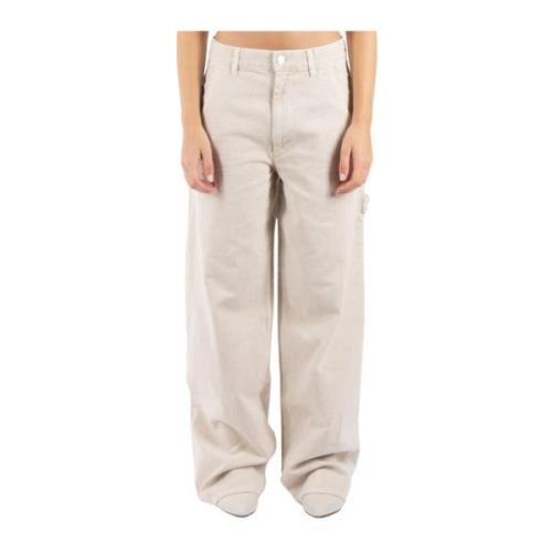 Ivory Wide Leg Pants Solene Isabel Marant Étoile , White , Dames