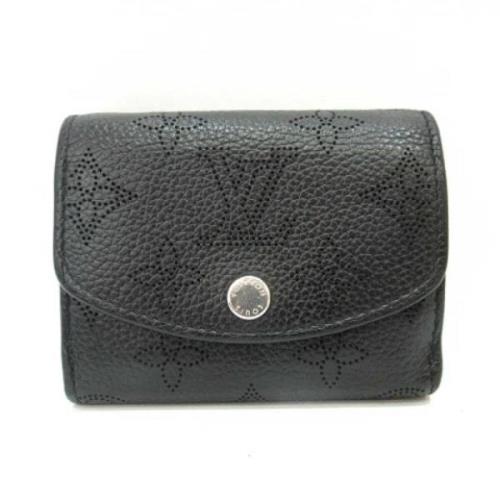 Pre-owned Canvas wallets Louis Vuitton Vintage , Black , Dames