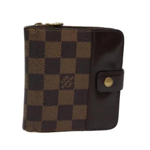 Pre-owned Canvas wallets Louis Vuitton Vintage , Brown , Dames