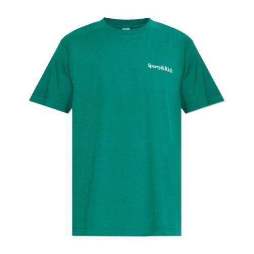 T-shirt uit de Wall Street collectie Sporty & Rich , Green , Unisex