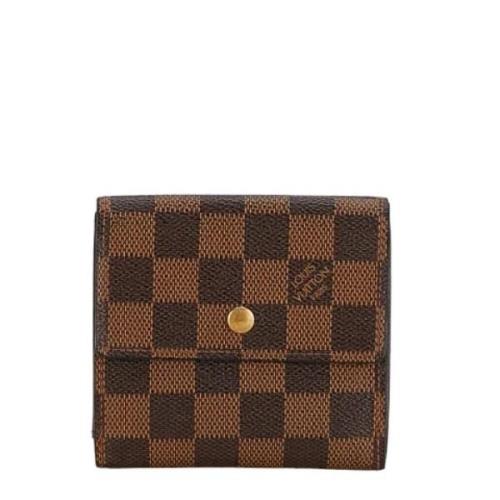 Pre-owned Canvas wallets Louis Vuitton Vintage , Brown , Dames