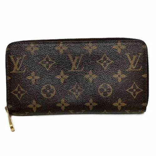 Pre-owned Canvas wallets Louis Vuitton Vintage , Brown , Dames