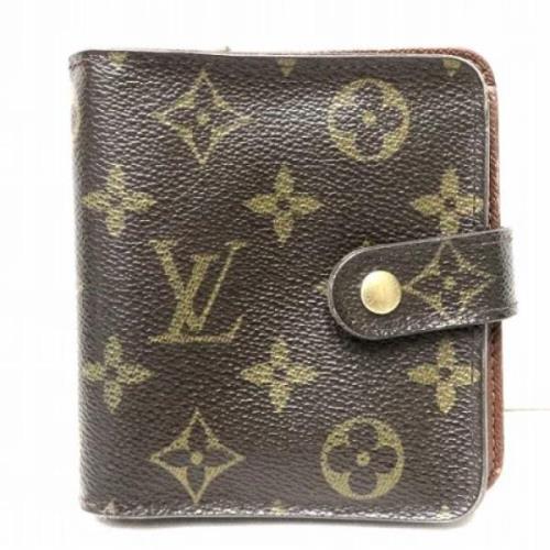 Pre-owned Canvas wallets Louis Vuitton Vintage , Brown , Dames