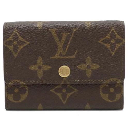 Pre-owned Canvas wallets Louis Vuitton Vintage , Brown , Dames